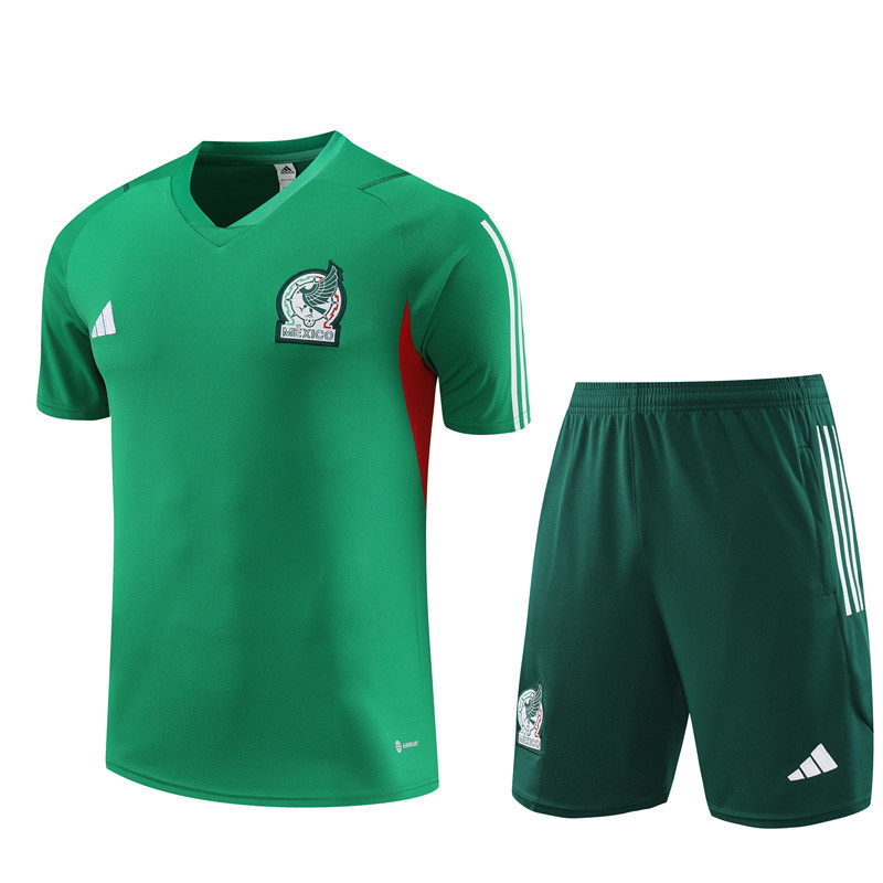 AAA Quality Mexico 23/24 Green Training Kit Jerseys